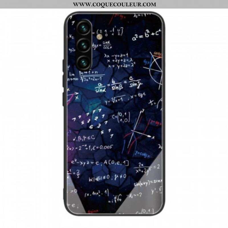 Coque Samsung Galaxy A13 5G / A04s Verre Trempé Calculs Mathématiques