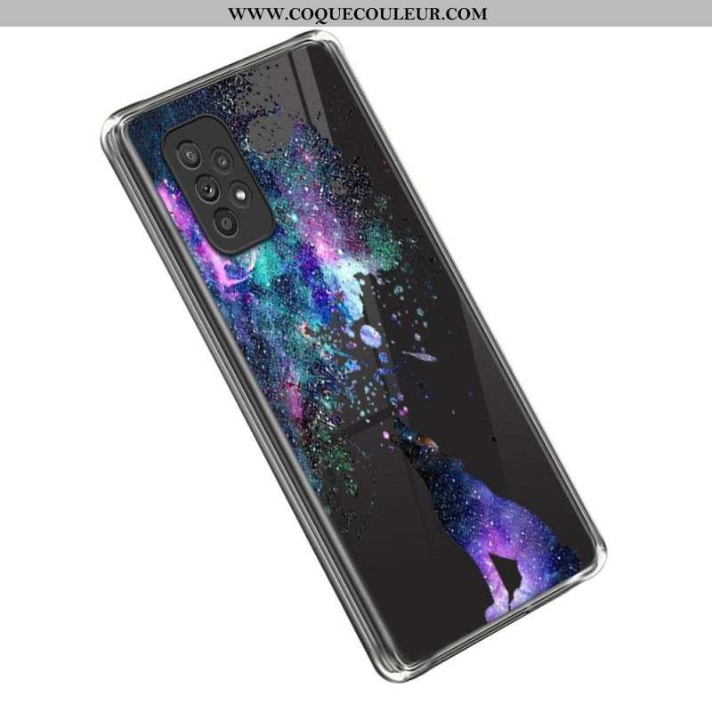 Coque Samsung Galaxy A53 5G Transparente Loups