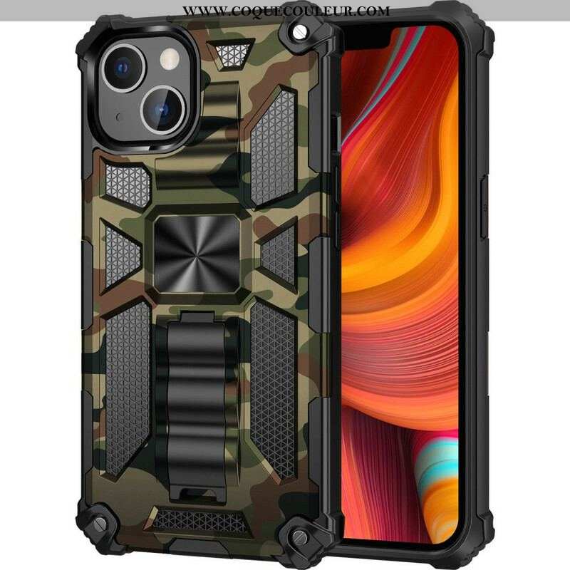 Coque iPhone 13 Pro Camouflage Support Amovible