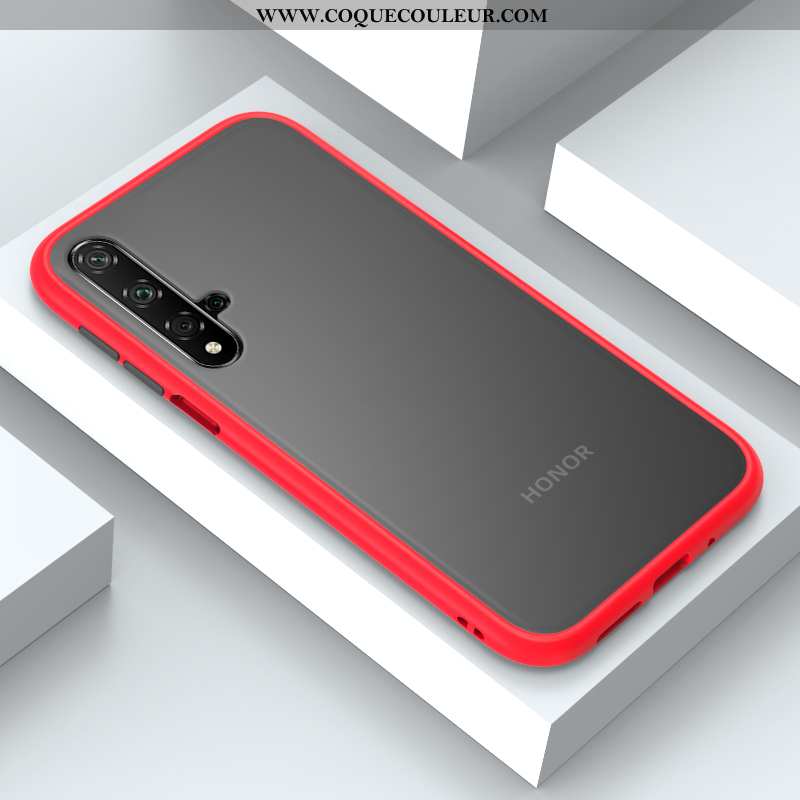 Coque Honor 20 Protection Vent Clair, Housse Honor 20 Tendance Rouge