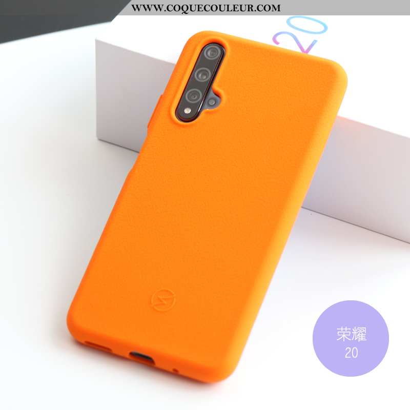 Étui Honor 20 Silicone Tout Compris Téléphone Portable, Coque Honor 20 Protection Simple Orange