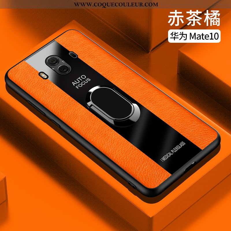 Coque Huawei Mate 10 Ultra Protection Créatif, Housse Huawei Mate 10 Légère Fluide Doux Orange