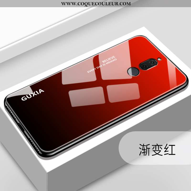 Coque Huawei Mate 10 Lite Verre Téléphone Portable Difficile, Housse Huawei Mate 10 Lite Délavé En D
