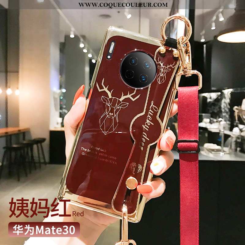 Étui Huawei Mate 30 Créatif Téléphone Portable Silicone, Coque Huawei Mate 30 Ultra Net Rouge