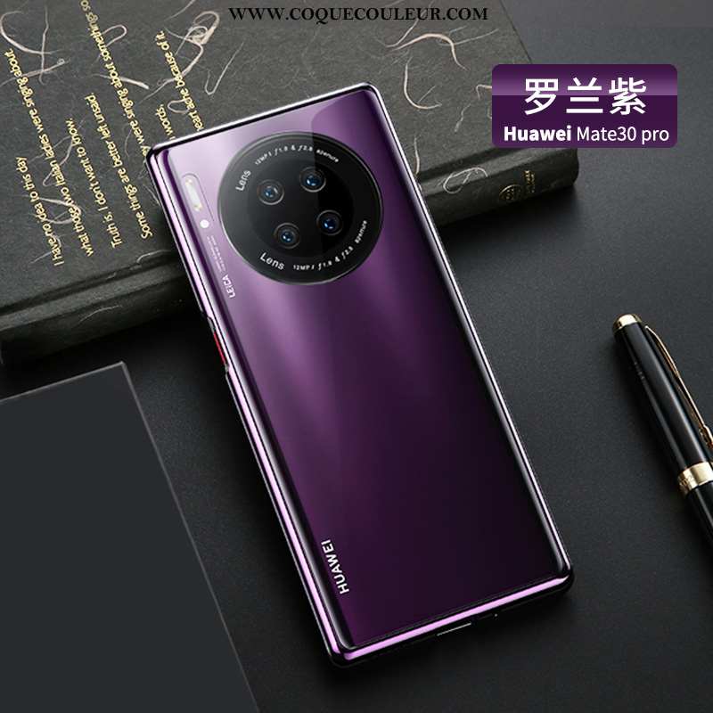Coque Huawei Mate 30 Pro Ultra Personnalité, Housse Huawei Mate 30 Pro Légère Tout Compris Violet