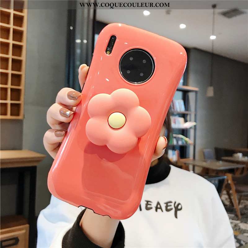Coque Huawei Mate 30 Pro Silicone Rouge, Housse Huawei Mate 30 Pro Protection Fluide Doux Rouge