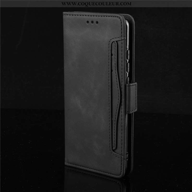 Housse Huawei Y6p Protection Noir Téléphone Portable, Étui Huawei Y6p Cuir
