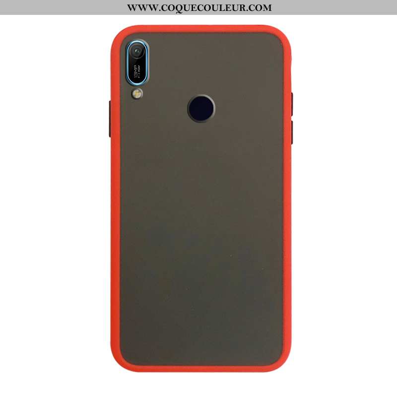Étui Huawei Y6s Protection 2020 Téléphone Portable, Coque Huawei Y6s En Silicone Rouge