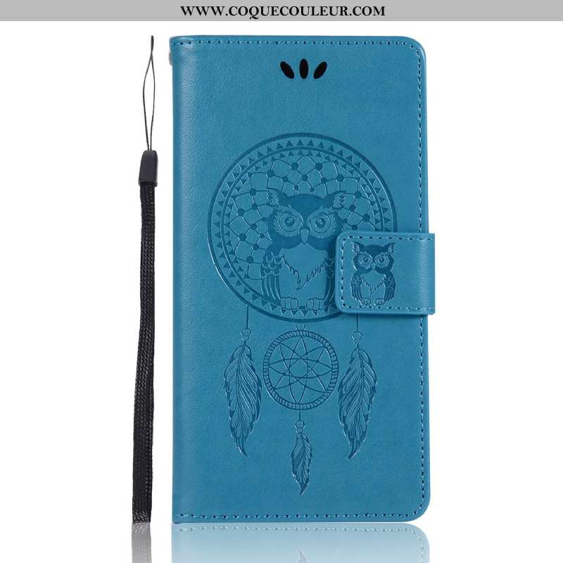 Étui Lg G6 Portefeuille Téléphone Portable Carte, Coque Lg G6 Cuir Protection Bleu