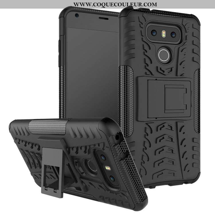 Housse Lg G6 Protection Modèle Fleurie Coque, Étui Lg G6 Créatif Téléphone Portable Noir