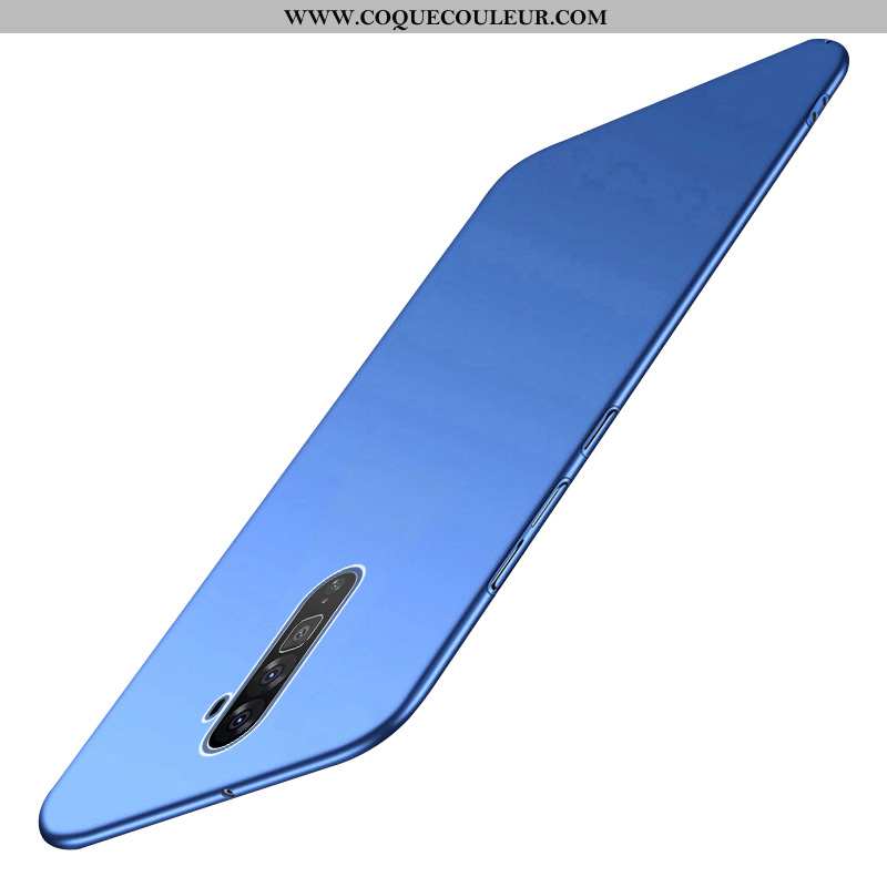 Étui Oppo Reno 10x Zoom Protection Téléphone Portable Bleu, Coque Oppo Reno 10x Zoom Délavé En Daim 
