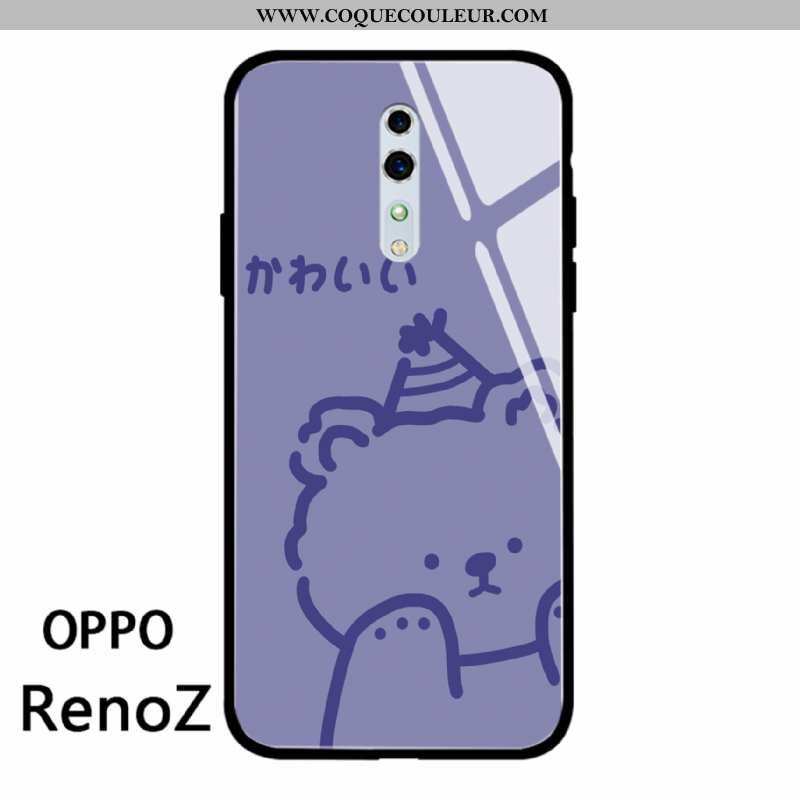 Housse Oppo Reno Z Tendance Incassable Charmant, Étui Oppo Reno Z Légère Téléphone Portable Blanche