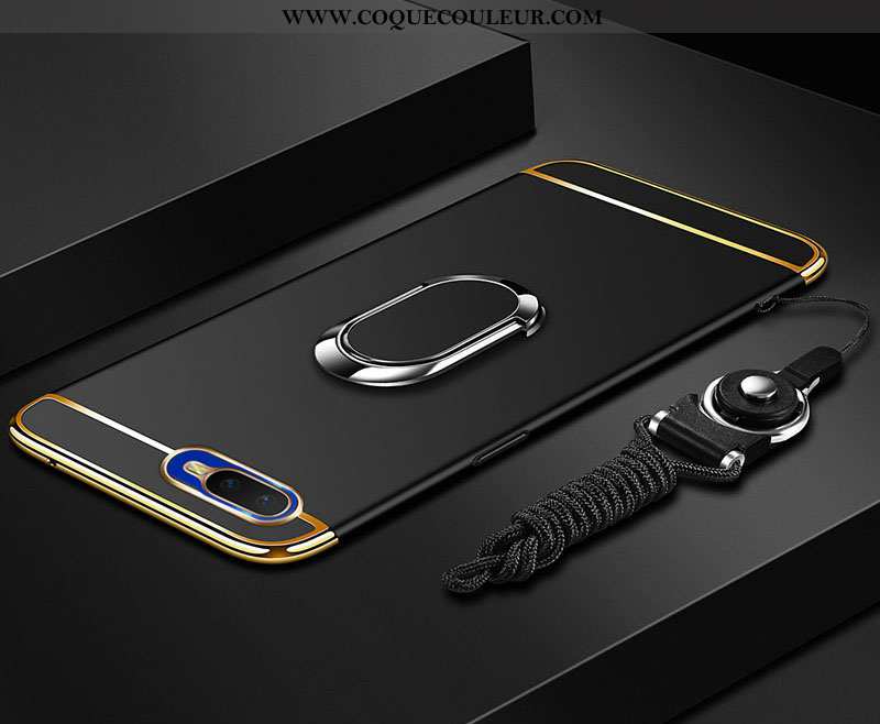 Coque Oppo Rx17 Neo Protection Téléphone Portable Anneau, Housse Oppo Rx17 Neo Créatif Difficile Bla