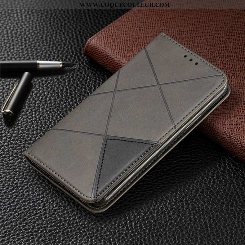 Coque Samsung Galaxy A21s Protection Téléphone Portable Noir, Housse Samsung Galaxy A21s Cuir Étui N