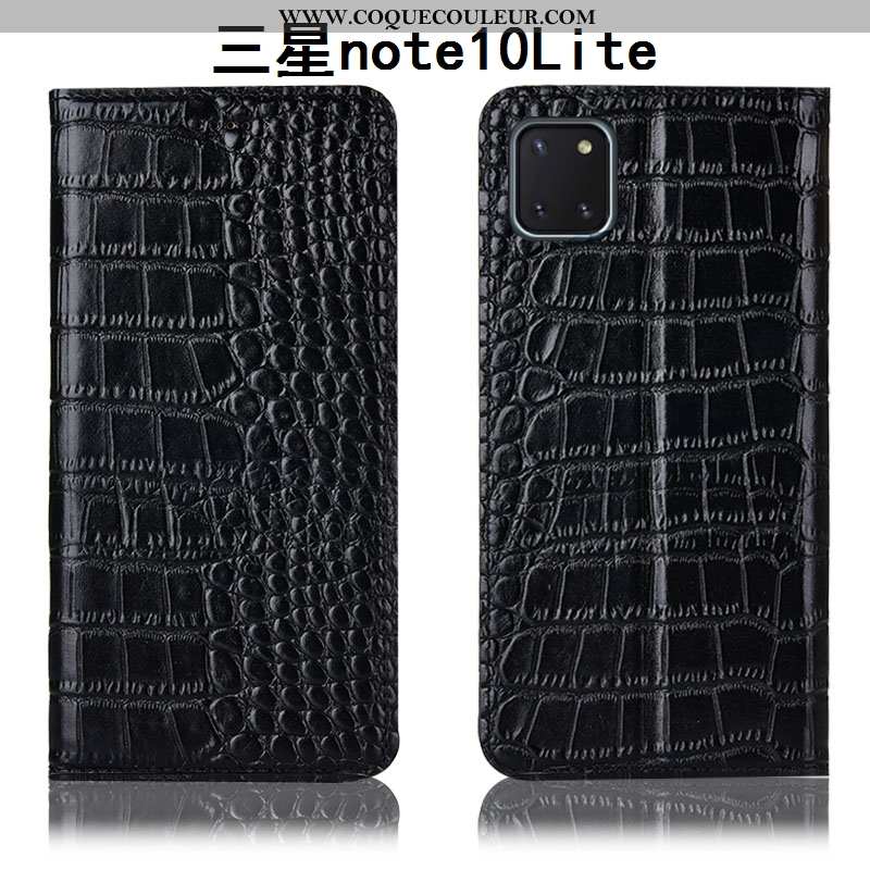 Coque Samsung Galaxy Note 10 Lite Protection Étui Housse, Housse Samsung Galaxy Note 10 Lite Cuir Vé