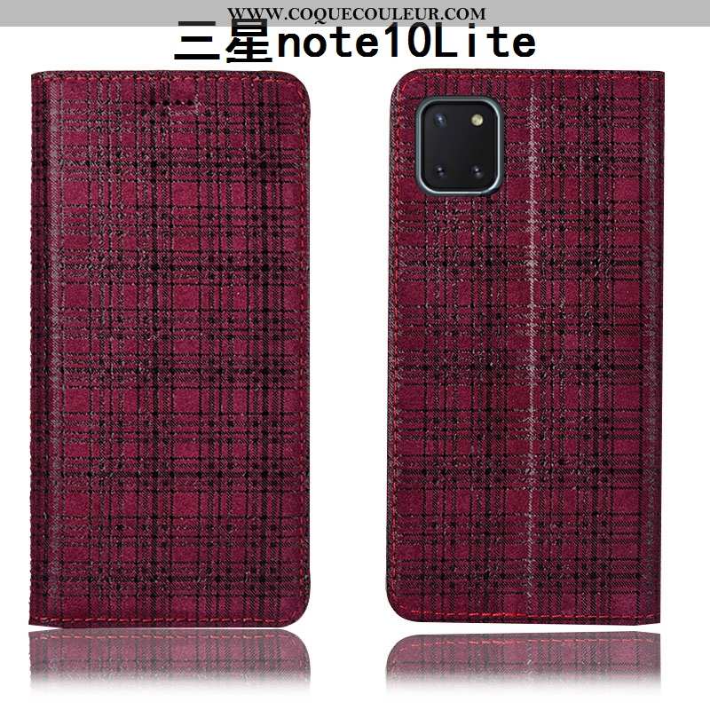 Housse Samsung Galaxy Note 10 Lite Protection Velours Incassable, Étui Samsung Galaxy Note 10 Lite C