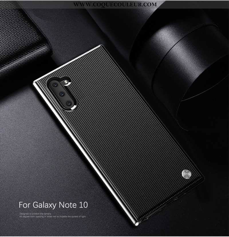 Coque Samsung Galaxy Note 10 Fluide Doux Tendance Refroidissement, Housse Samsung Galaxy Note 10 Sil
