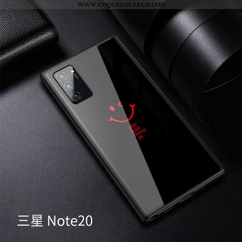 Coque Samsung Galaxy Note20 Verre Tempérer Incassable, Housse Samsung Galaxy Note20 Personnalité Tou
