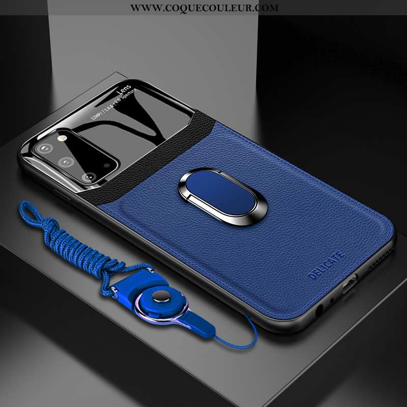 Housse Samsung Galaxy S20 Silicone Bleu Marin Téléphone Portable, Étui Samsung Galaxy S20 Protection