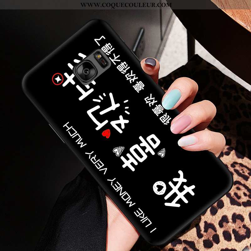 Coque Samsung Galaxy S6 Edge Silicone Amoureux Téléphone Portable, Housse Samsung Galaxy S6 Edge Des