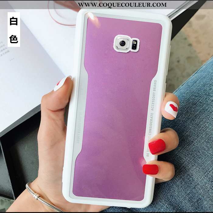 Coque Samsung Galaxy S6 Mode Téléphone Portable Rouge, Housse Samsung Galaxy S6 Silicone Simple Roug