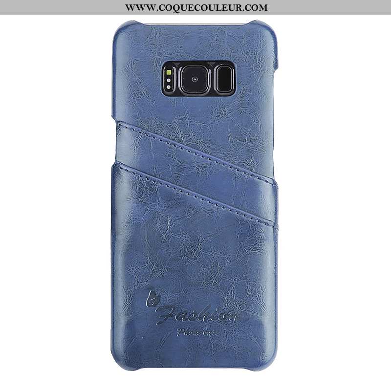 Étui Samsung Galaxy S8 Personnalité Tendance Cuir, Coque Samsung Galaxy S8 Ultra Couvercle Arrière B
