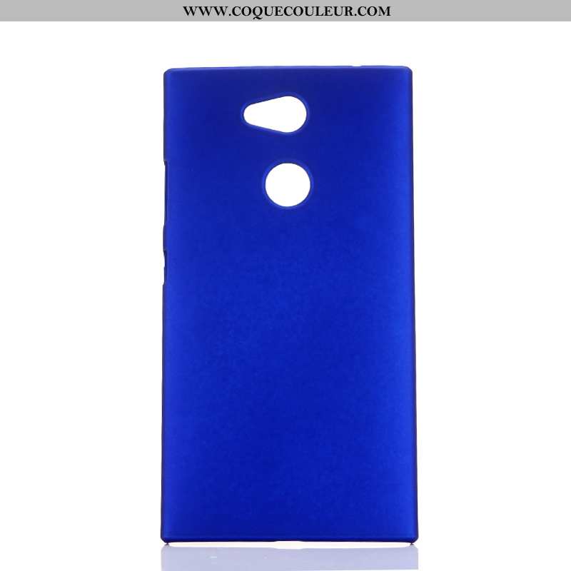 Étui Sony Xperia L2 Délavé En Daim Bleu Coque, Coque Sony Xperia L2 Protection Téléphone Portable