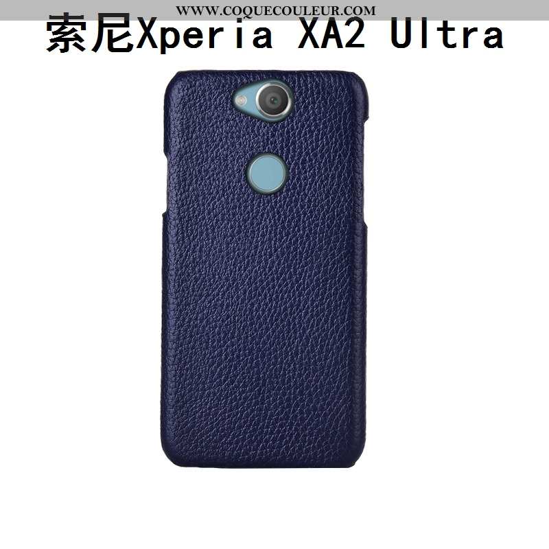 Coque Sony Xperia Xa2 Ultra Mode Litchi Luxe, Housse Sony Xperia Xa2 Ultra Protection Couvercle Arri