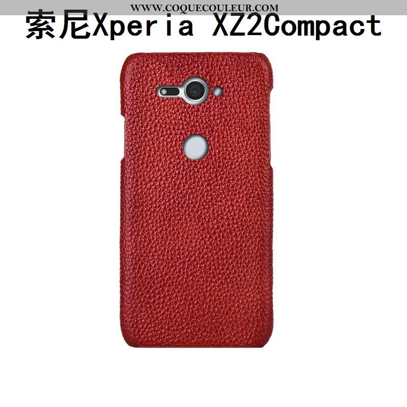 Coque Sony Xperia Xz2 Compact Mode Couvercle Arrière Rouge, Housse Sony Xperia Xz2 Compact Protectio
