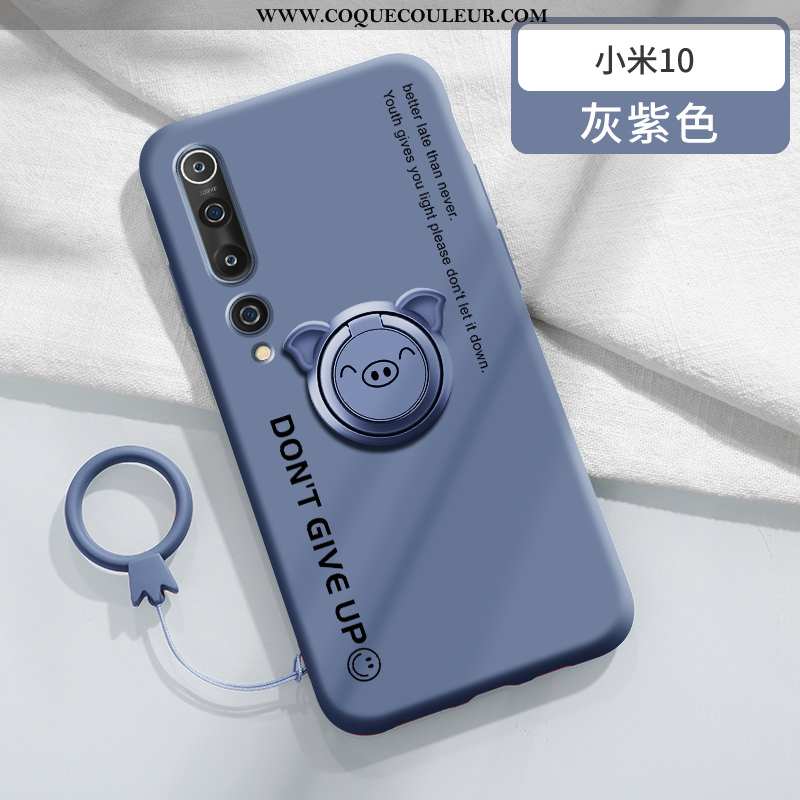 Coque Xiaomi Mi 10 Protection Étui, Housse Xiaomi Mi 10 Créatif À Bord Bleu