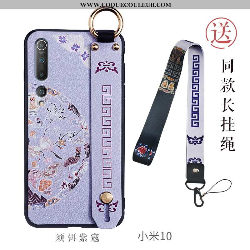 Étui Xiaomi Mi 10 Ultra Téléphone Portable Incassable, Coque Xiaomi Mi 10 Tendance Violet