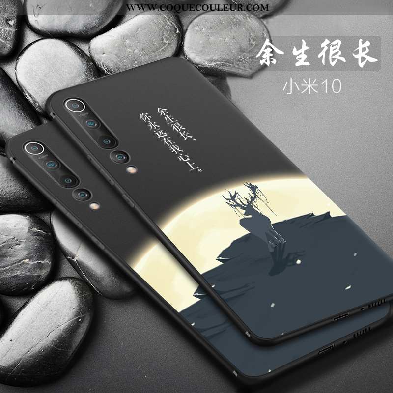 Housse Xiaomi Mi 10 Délavé En Daim Protection Tout Compris, Étui Xiaomi Mi 10 Tendance Incassable No