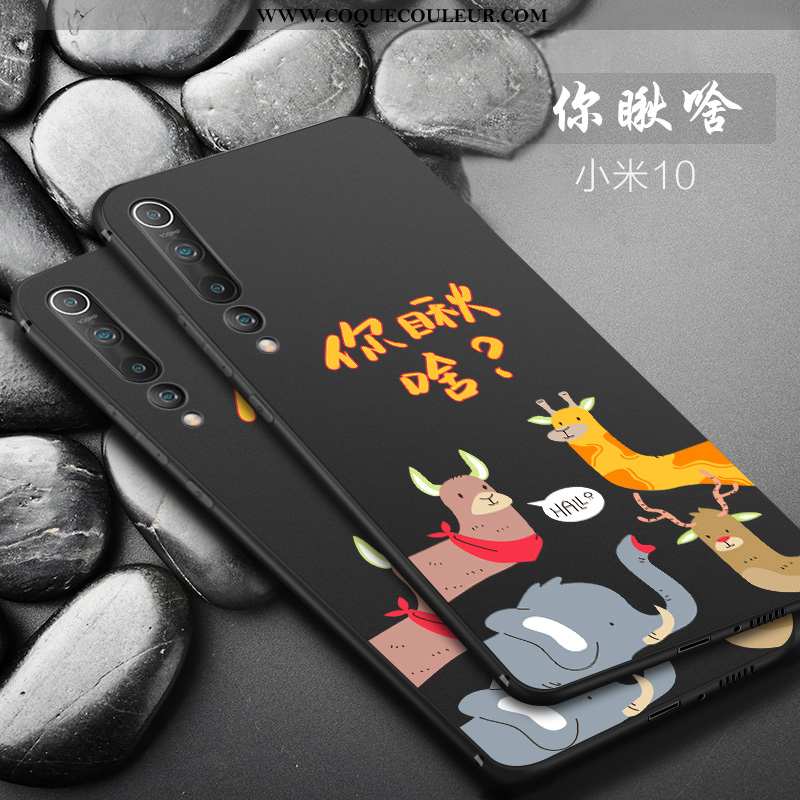 Housse Xiaomi Mi 10 Délavé En Daim Protection Tout Compris, Étui Xiaomi Mi 10 Tendance Incassable No