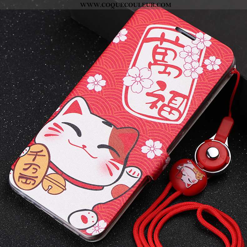 Coque Xiaomi Mi 8 Pro Délavé En Daim Téléphone Portable Incassable, Housse Xiaomi Mi 8 Pro Dessin An