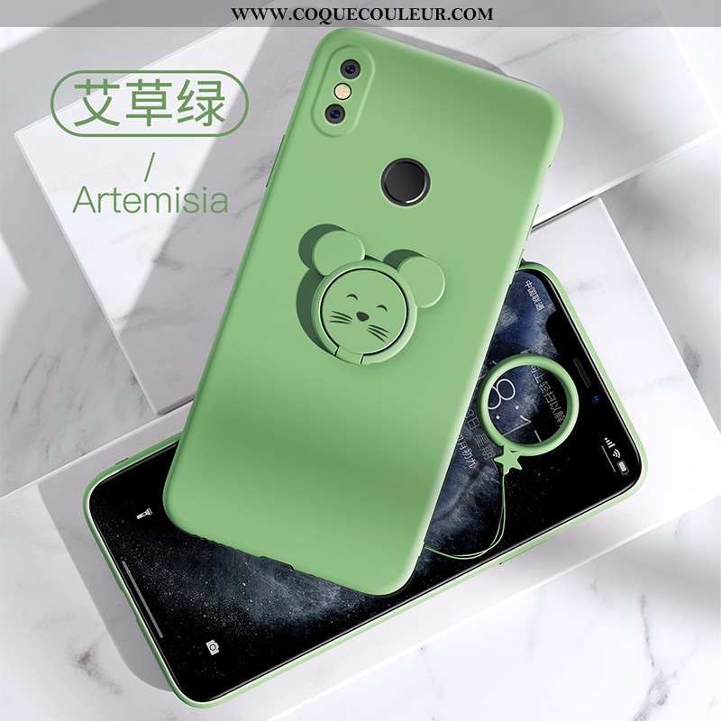 Étui Xiaomi Mi 8 Créatif Tout Compris Coque, Coque Xiaomi Mi 8 Tendance Téléphone Portable Verte