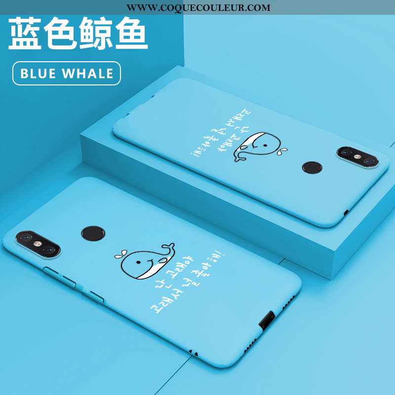 Coque Xiaomi Mi 8 Ultra Protection Coque, Housse Xiaomi Mi 8 Tendance Tout Compris Bleu