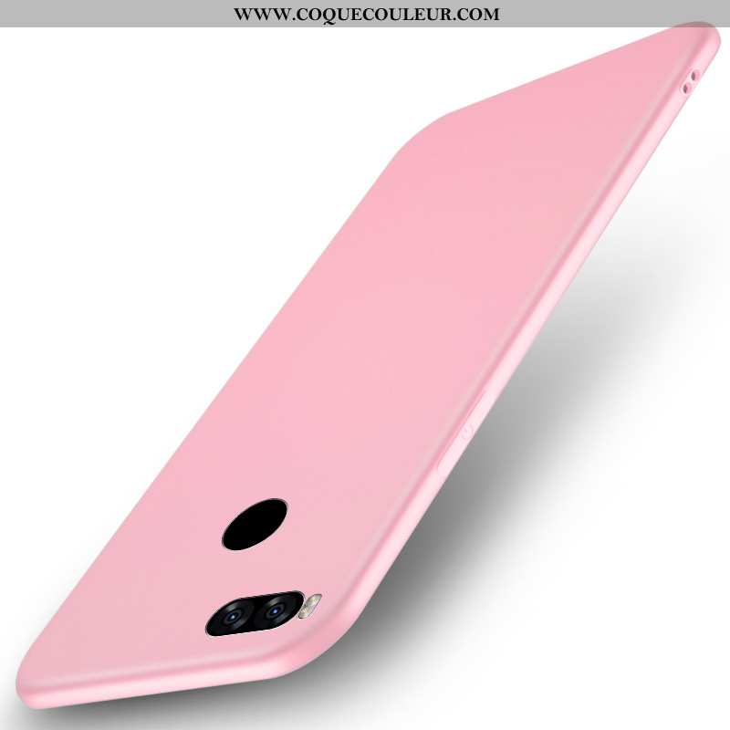 Étui Xiaomi Mi A1 Silicone Petit Téléphone Portable, Coque Xiaomi Mi A1 Protection Noir Rose
