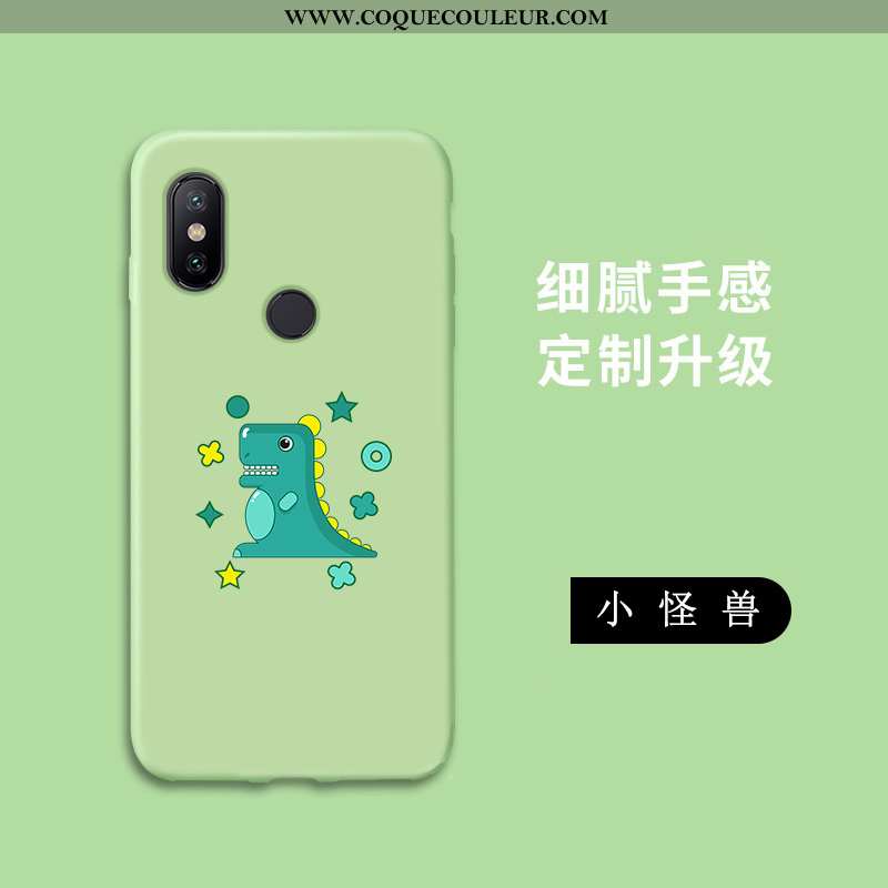 Coque Xiaomi Mi A2 Lite Personnalité Vert, Housse Xiaomi Mi A2 Lite Dessin Animé Téléphone Portable 