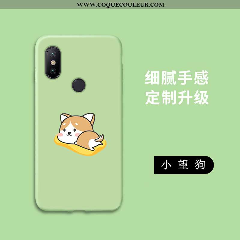 Coque Xiaomi Mi A2 Lite Personnalité Vert, Housse Xiaomi Mi A2 Lite Dessin Animé Téléphone Portable 