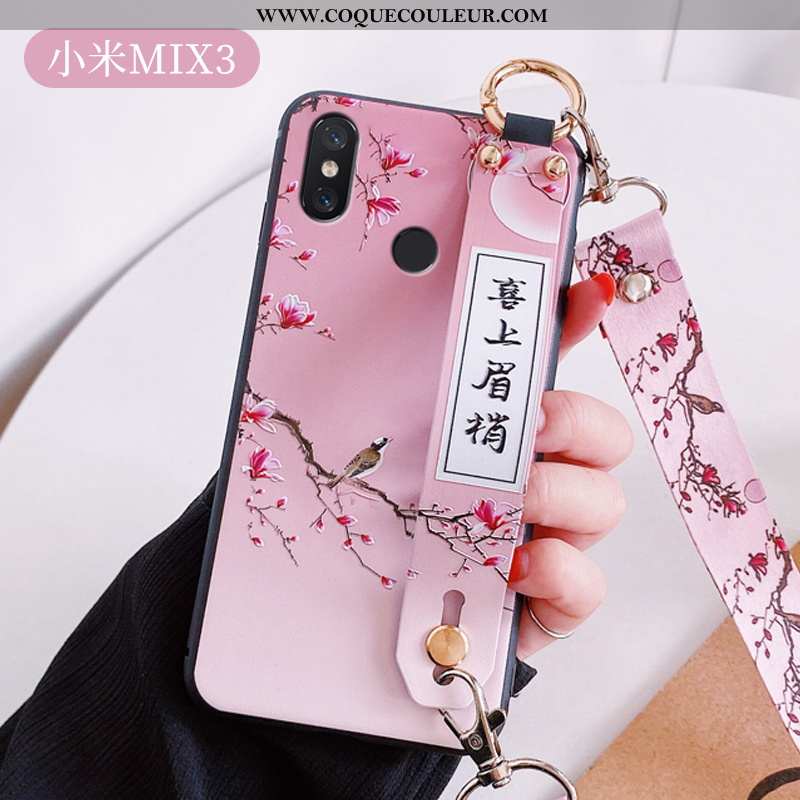 Coque Xiaomi Mi Mix 3 Protection Vent Style Chinois, Housse Xiaomi Mi Mix 3 Créatif Tout Compris Bla