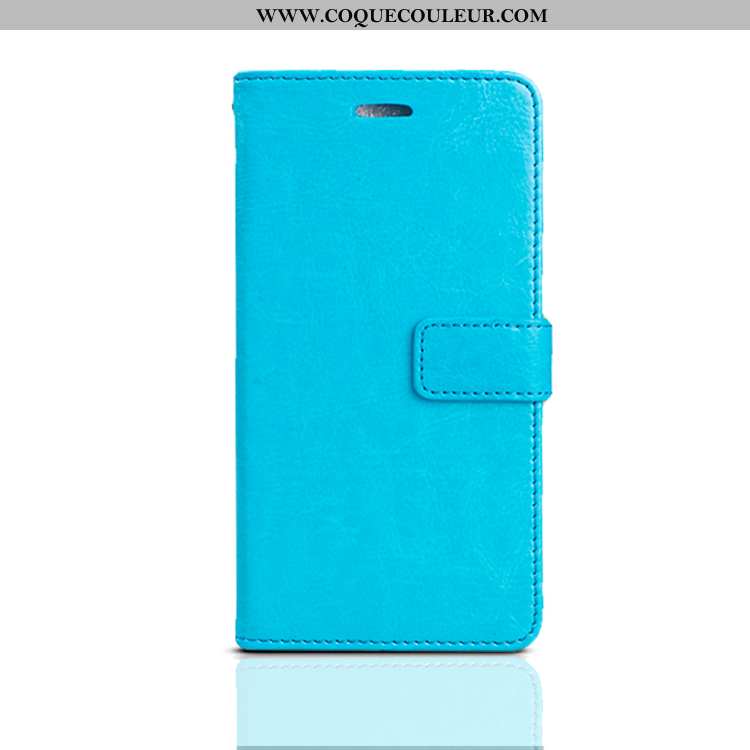 Housse Xiaomi Redmi 5 Cuir Coque Tout Compris, Étui Xiaomi Redmi 5 Fluide Doux Protection Bleu