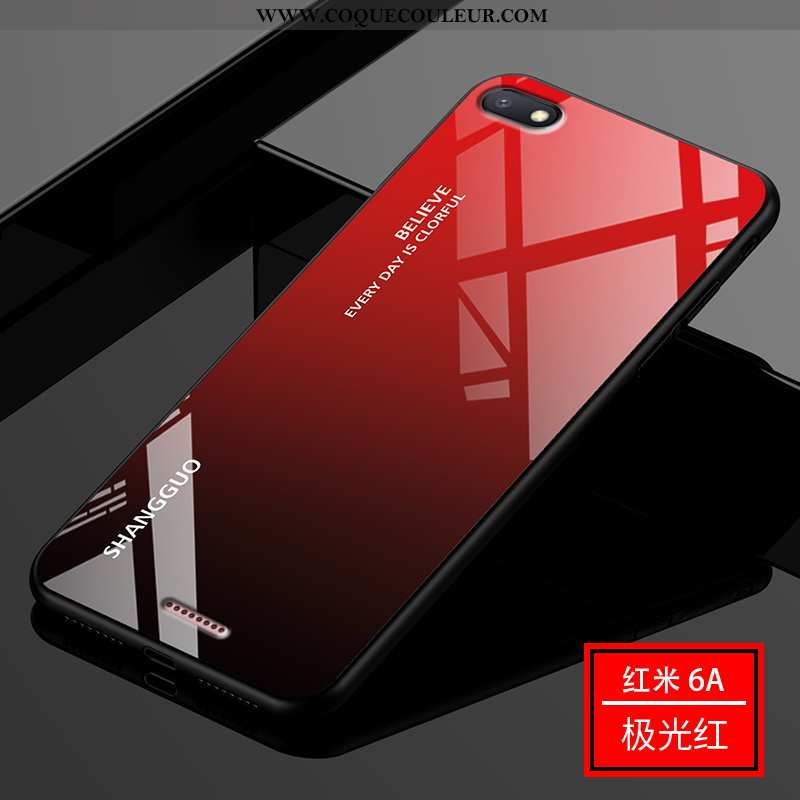 Étui Xiaomi Redmi 6a Protection Tendance Étui, Coque Xiaomi Redmi 6a Verre Bleu