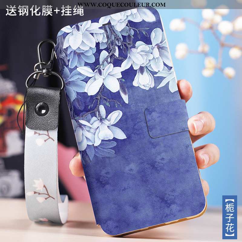 Coque Xiaomi Redmi Note 5 Créatif Bleu Petit, Housse Xiaomi Redmi Note 5 Cuir Protection