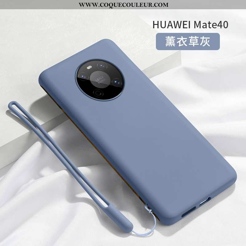 Étui Huawei Mate 40 Légère Ultra Étui, Coque Huawei Mate 40 Silicone Téléphone Portable Verte
