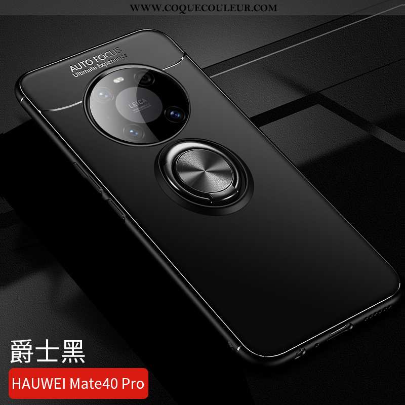 Housse Huawei Mate 40 Pro Tendance Incassable Magnétisme, Étui Huawei Mate 40 Pro Légère Noir