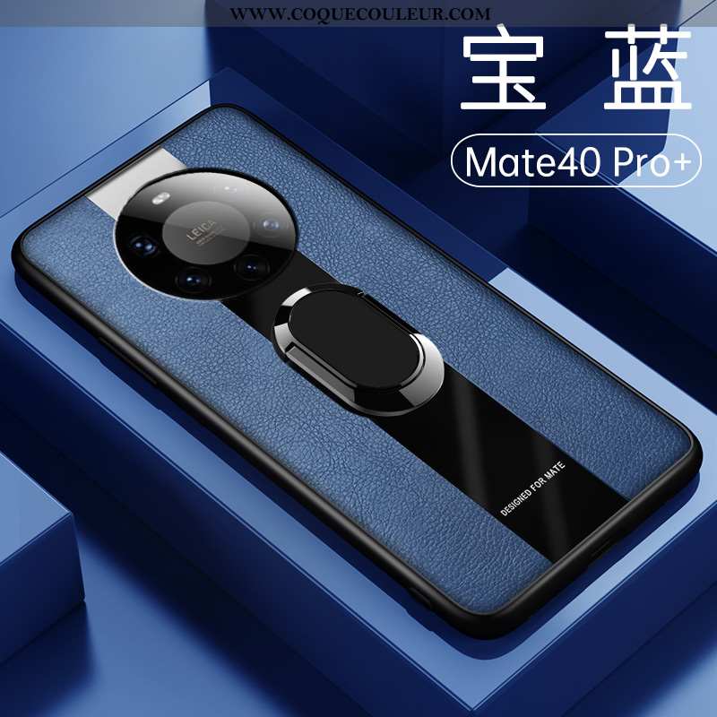 Coque Huawei Mate 40 Pro+ Silicone Nouveau Noir, Housse Huawei Mate 40 Pro+ Protection Cuir Noir
