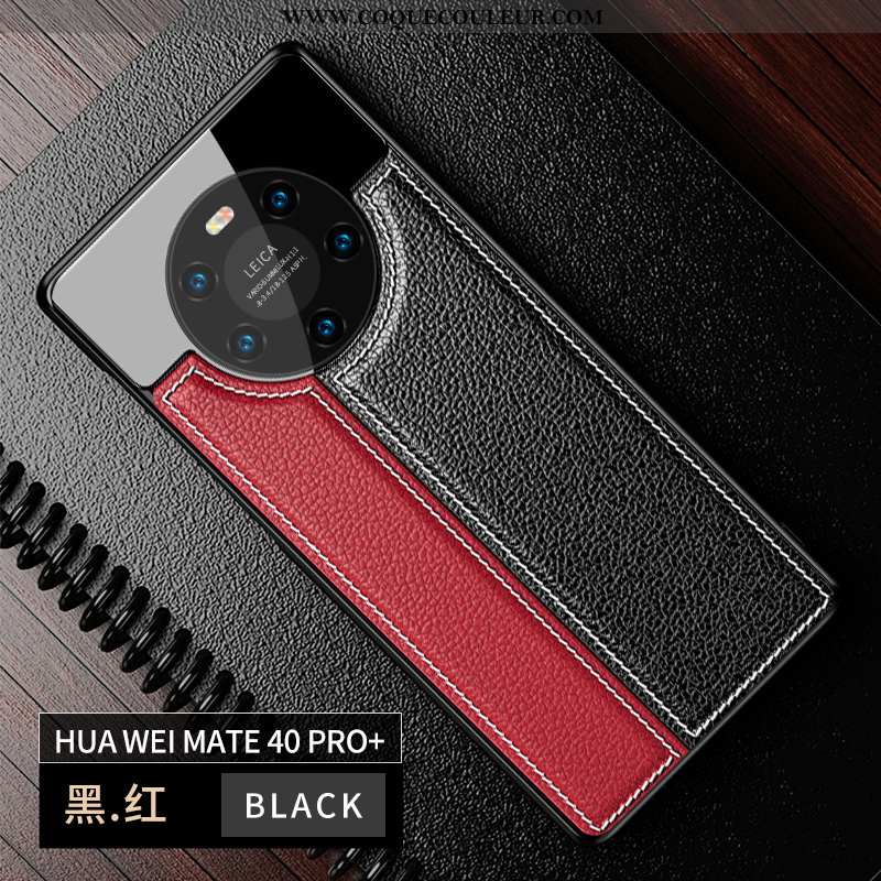 Housse Huawei Mate 40 Pro+ Cuir Tout Compris Tendance, Étui Huawei Mate 40 Pro+ Modèle Fleurie Miroi