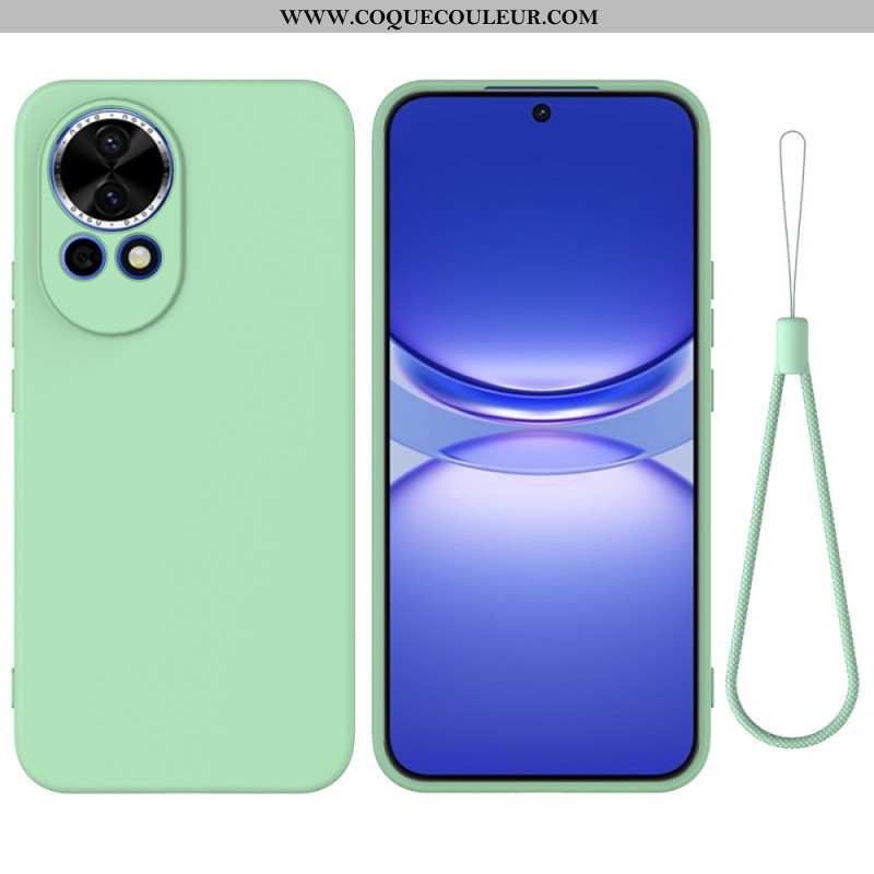Coque Huawei Nova 13 Silicone Liquide à Lanière