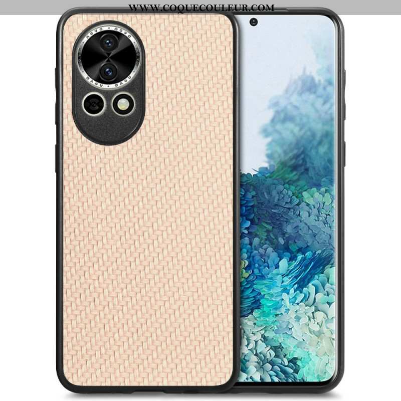Coque Huawei Nova 13 Texture Fibre Carbone