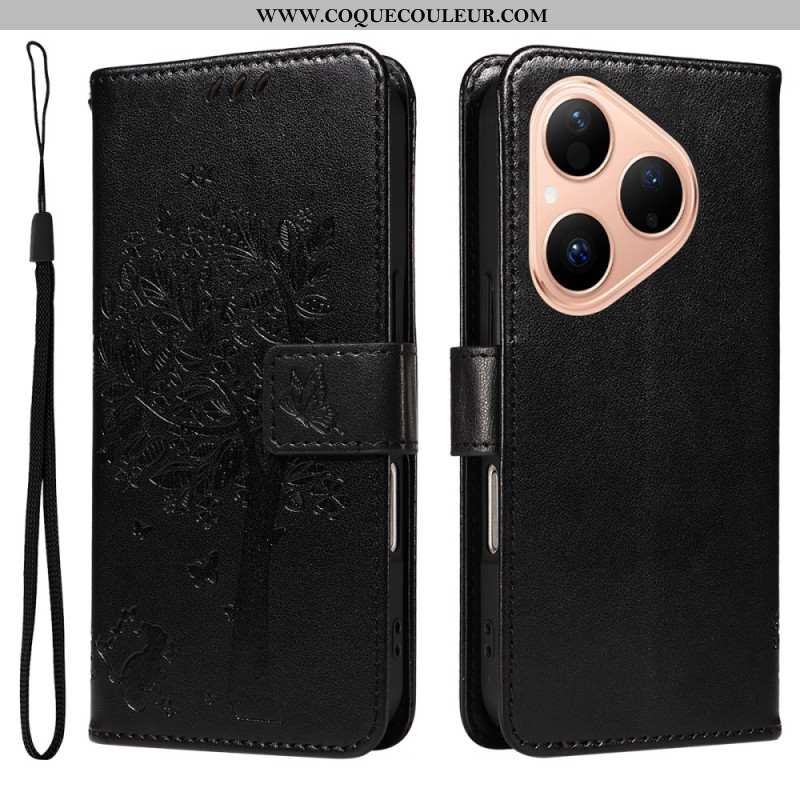 Housse Huawei Pura 80 Chat et Arbre